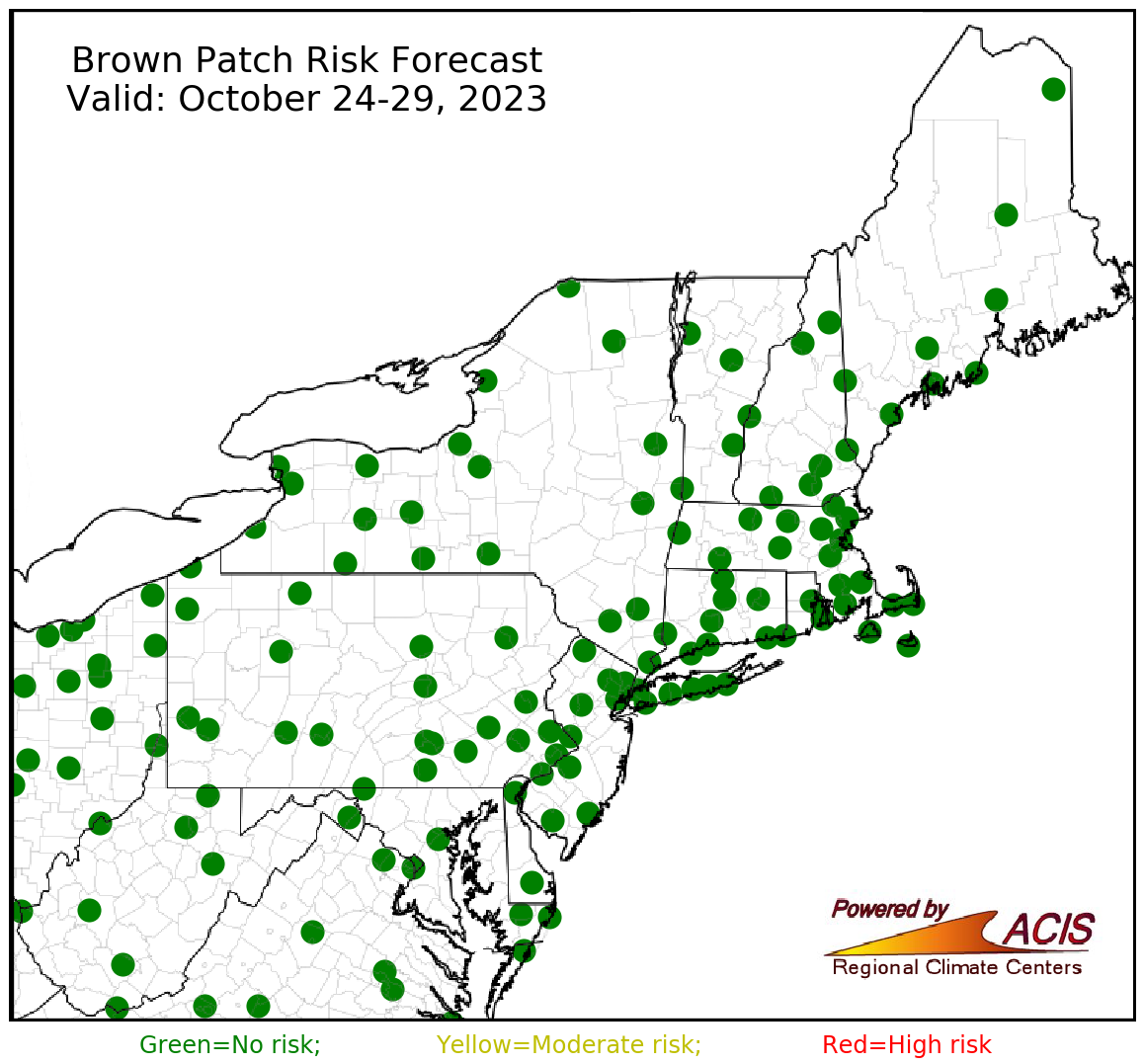 brown patch forecast