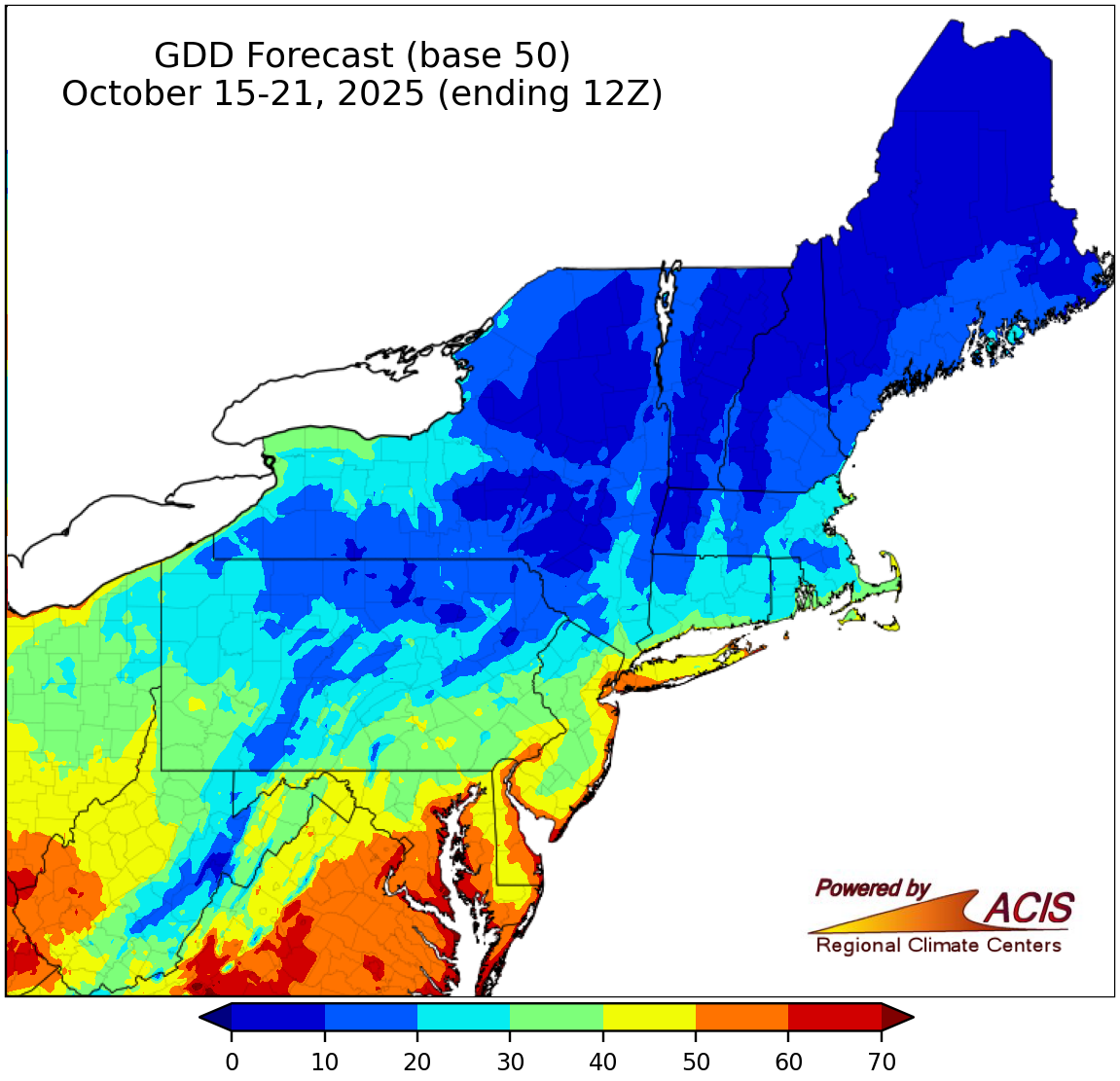 gdd forecast