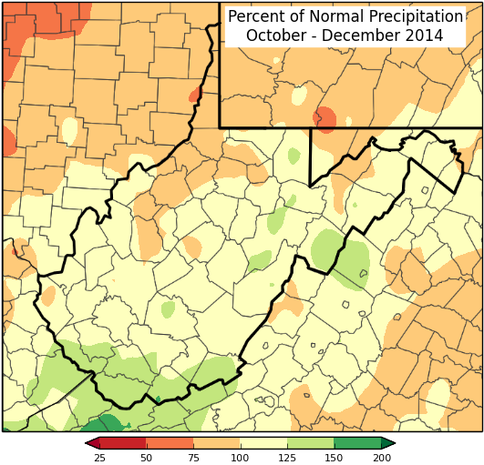 Last Three Months Percent of Normal Last Three Months Percent of Normal
