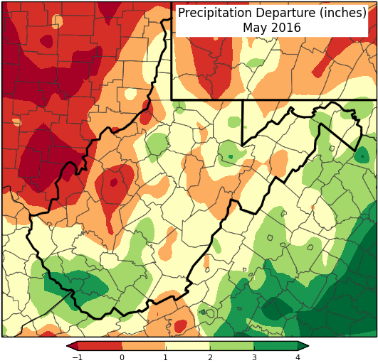 Local Hydrology Page for National Weather Service Charleston, WV