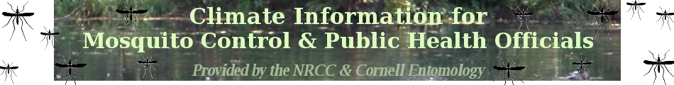 Banner - Climate Information for Mosquito Control and Public Health Officials