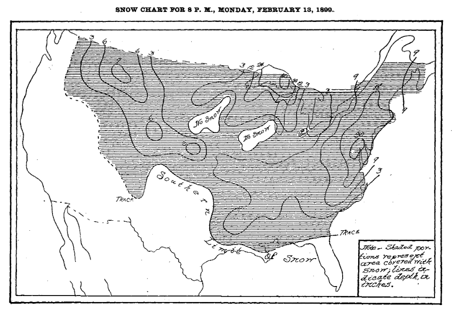 1899 snow map