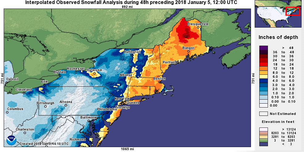 snow total map