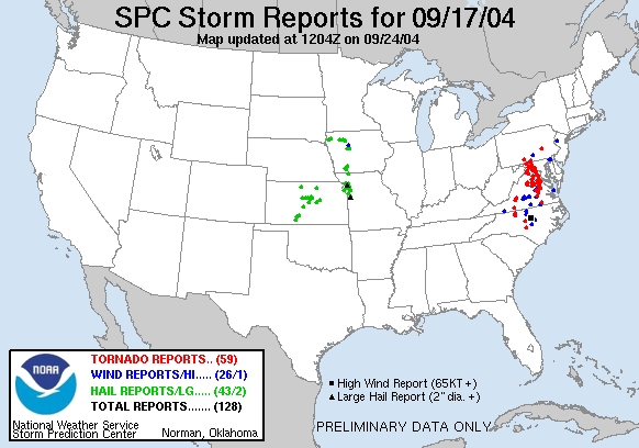 storm report map
