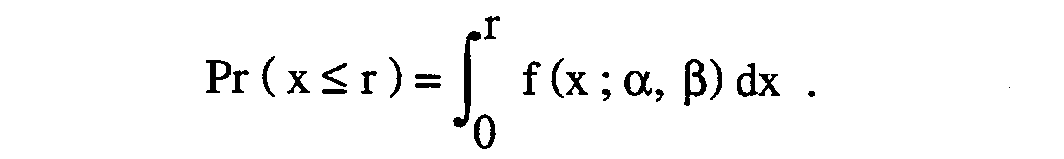 Probability larger than equation