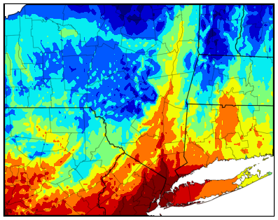 Eastern NY gdd accumulation map