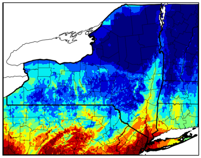 NY gdd accumulation map