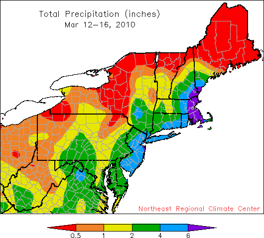 mar noreaster precip map