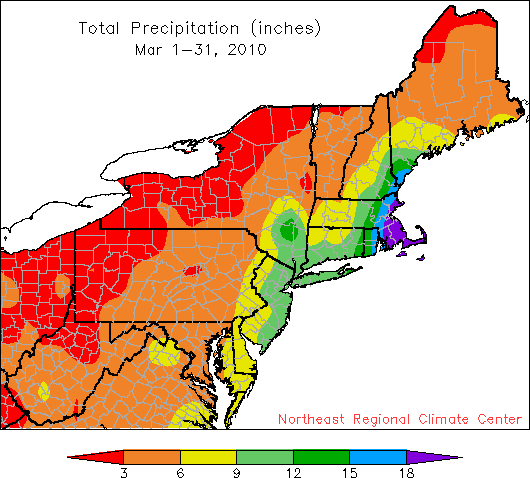 mar precip map