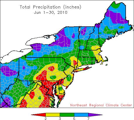 june precip map