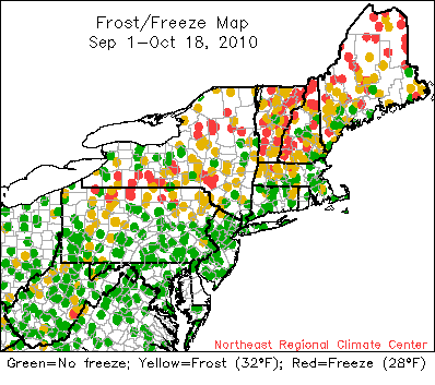 frost map