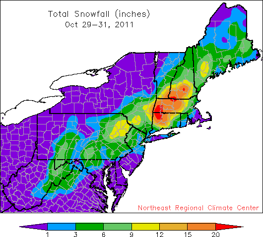 oct 29-31 snow map