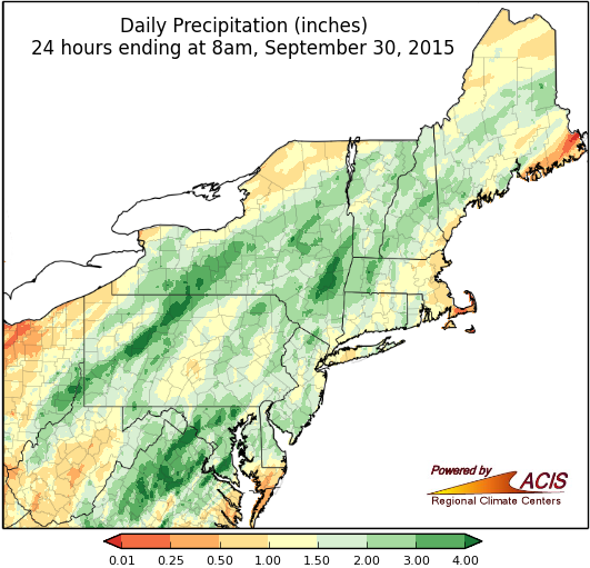 sep 30 rain total map