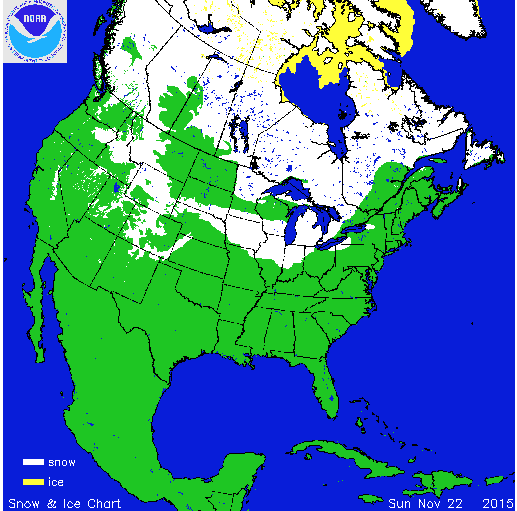 current snowfall map