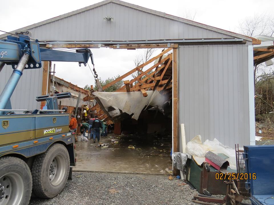 tornado damage