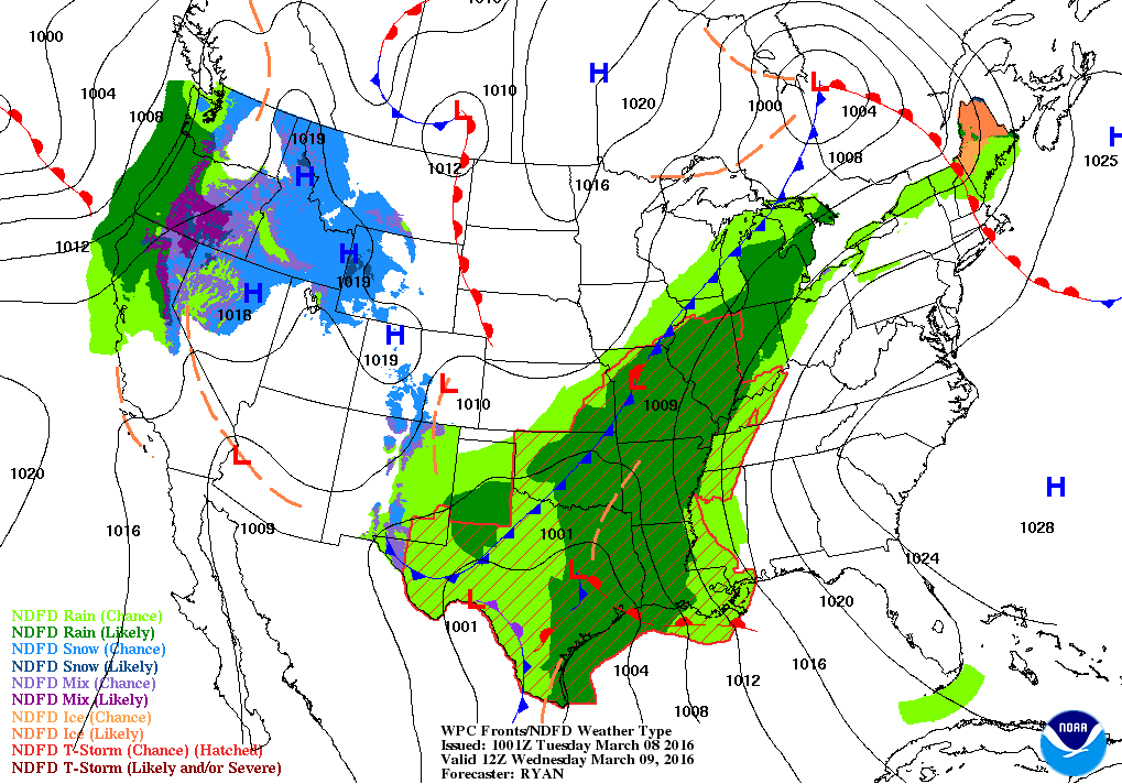 mar 9 sfc map