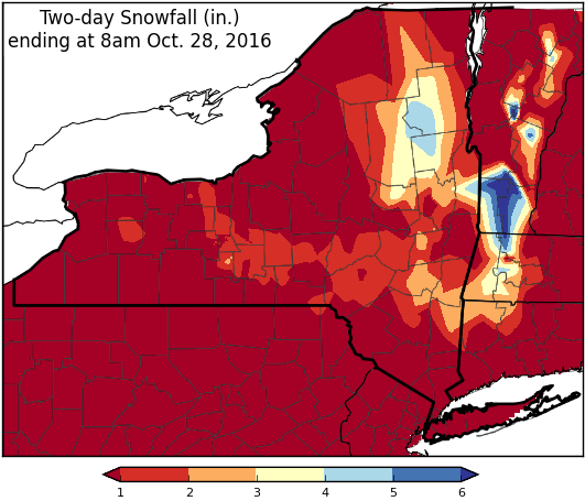 oct 27-28 snow map