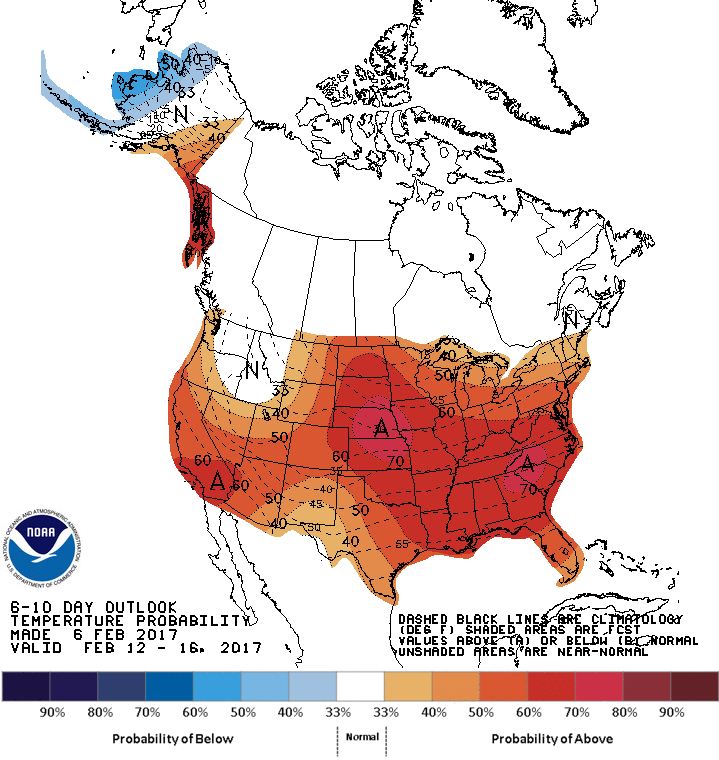 cpc temp outlook map