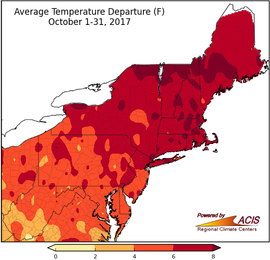 oct temp map