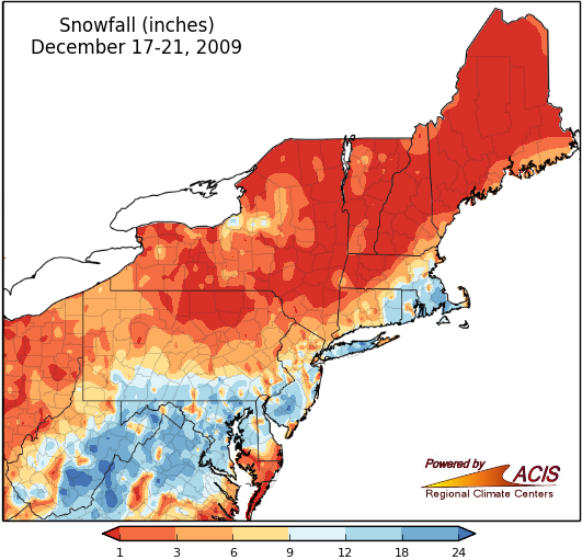 2009 snow storm