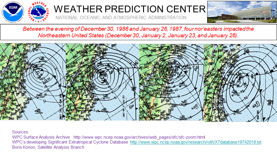 past nor'easters