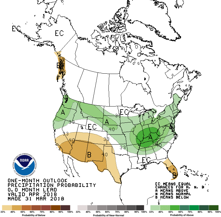 apr precip outlook map