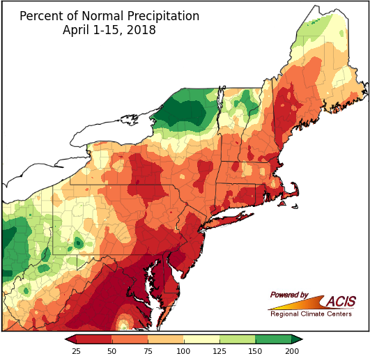 April precip map