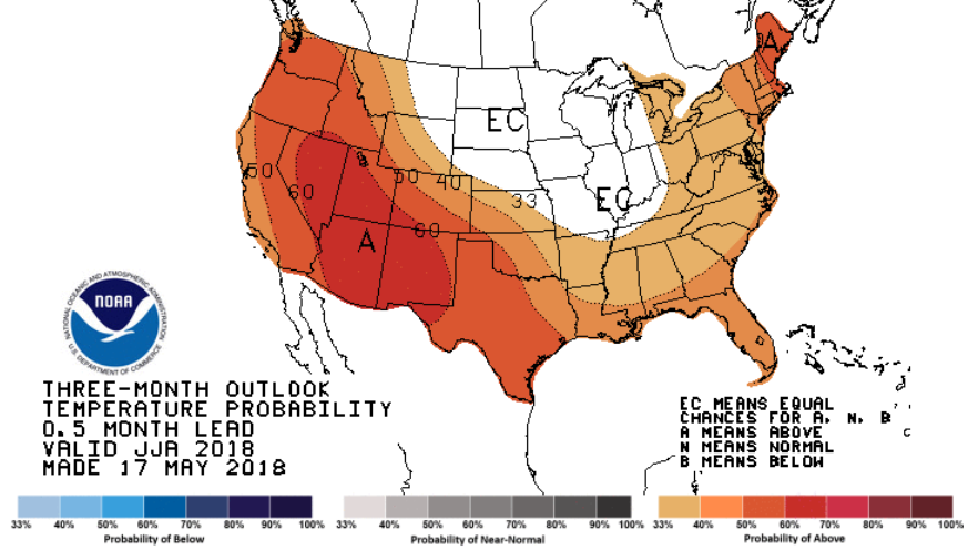 CPC temp outlook map