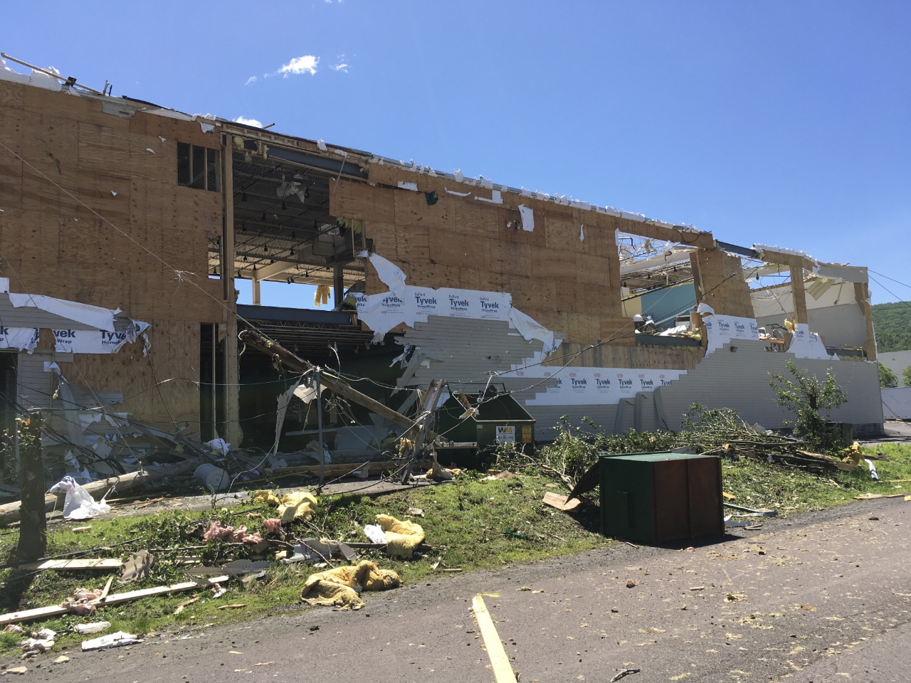 Tornado damage