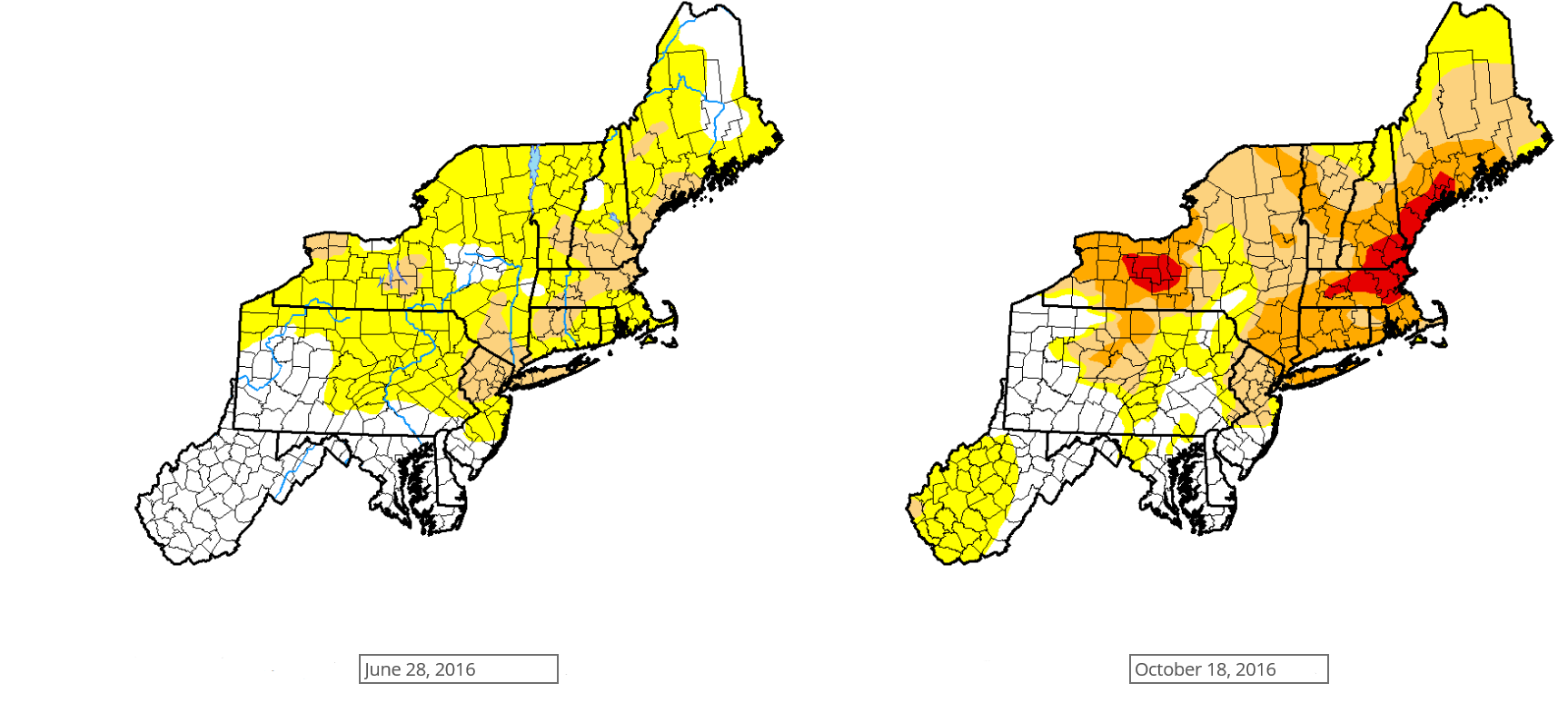 Drought map