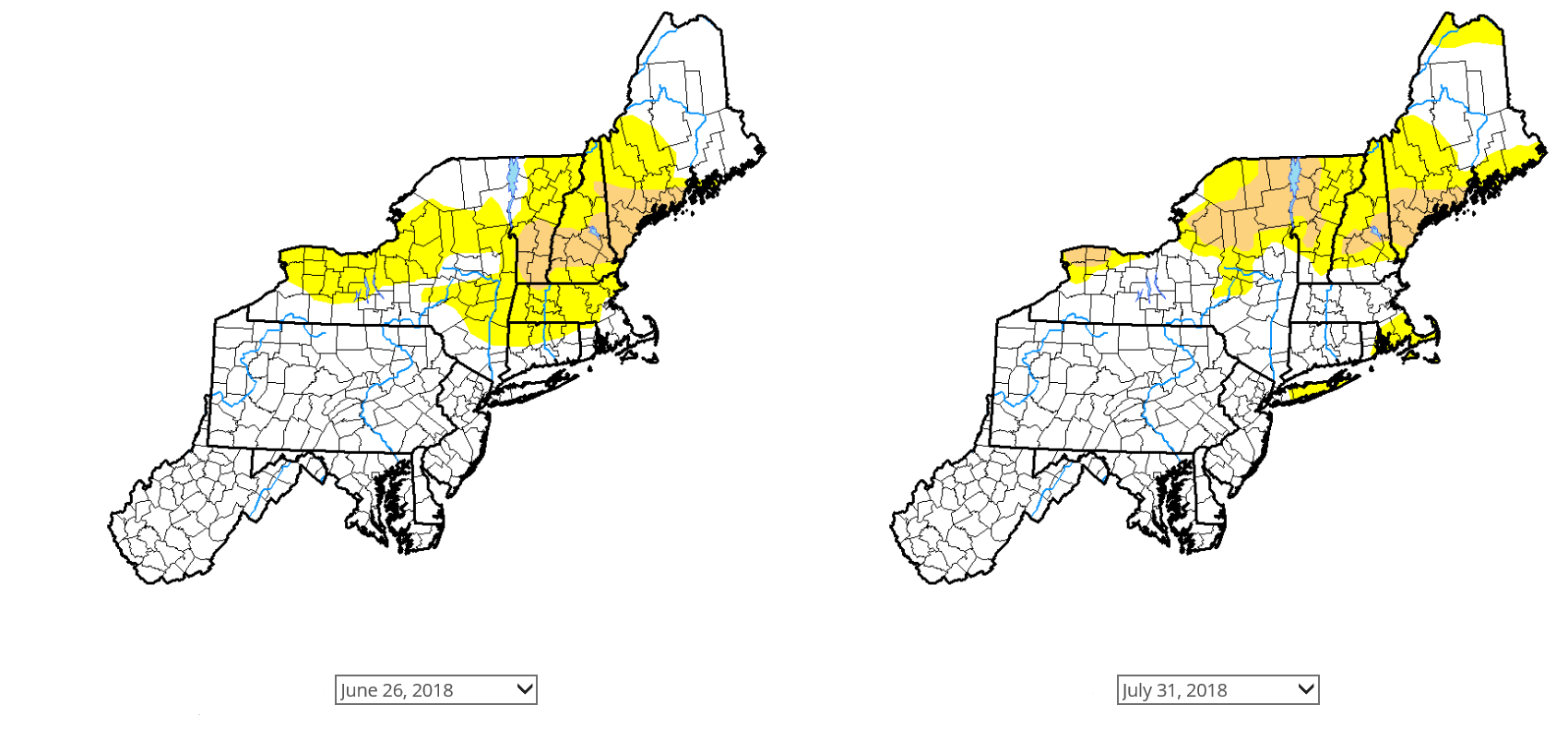 Drought map