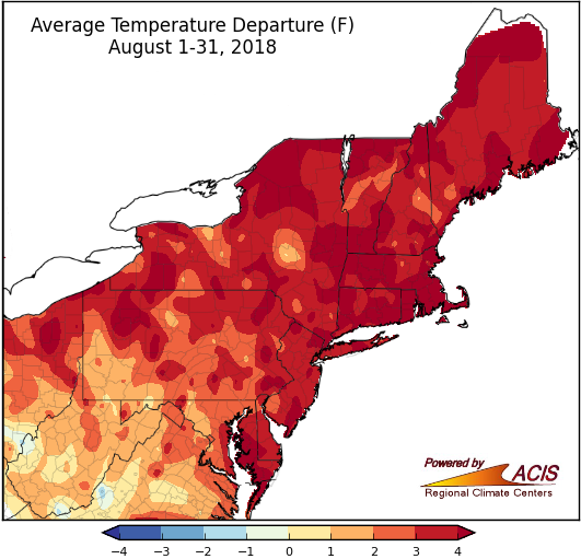 August temp map