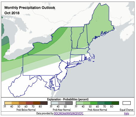 Oct precip outlook map