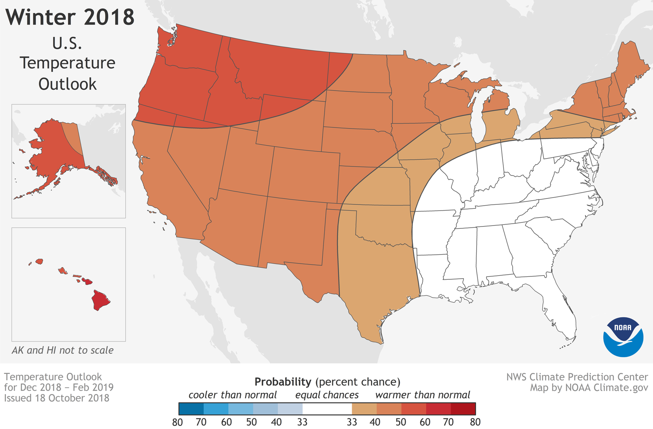 winter temp outlook map