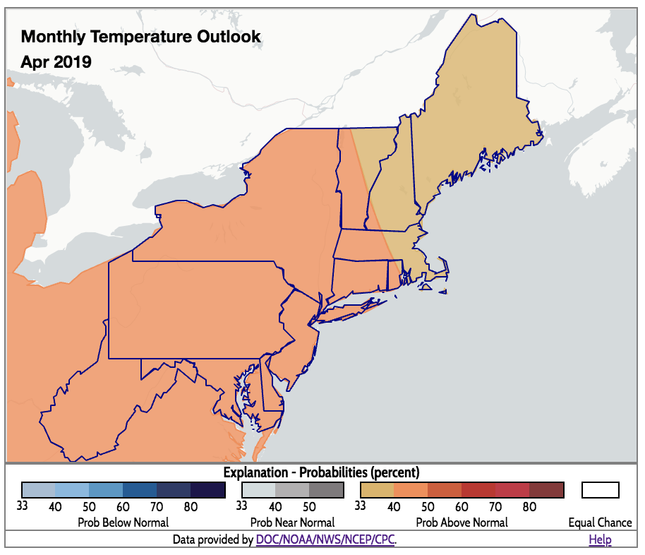 apr temp outlook map