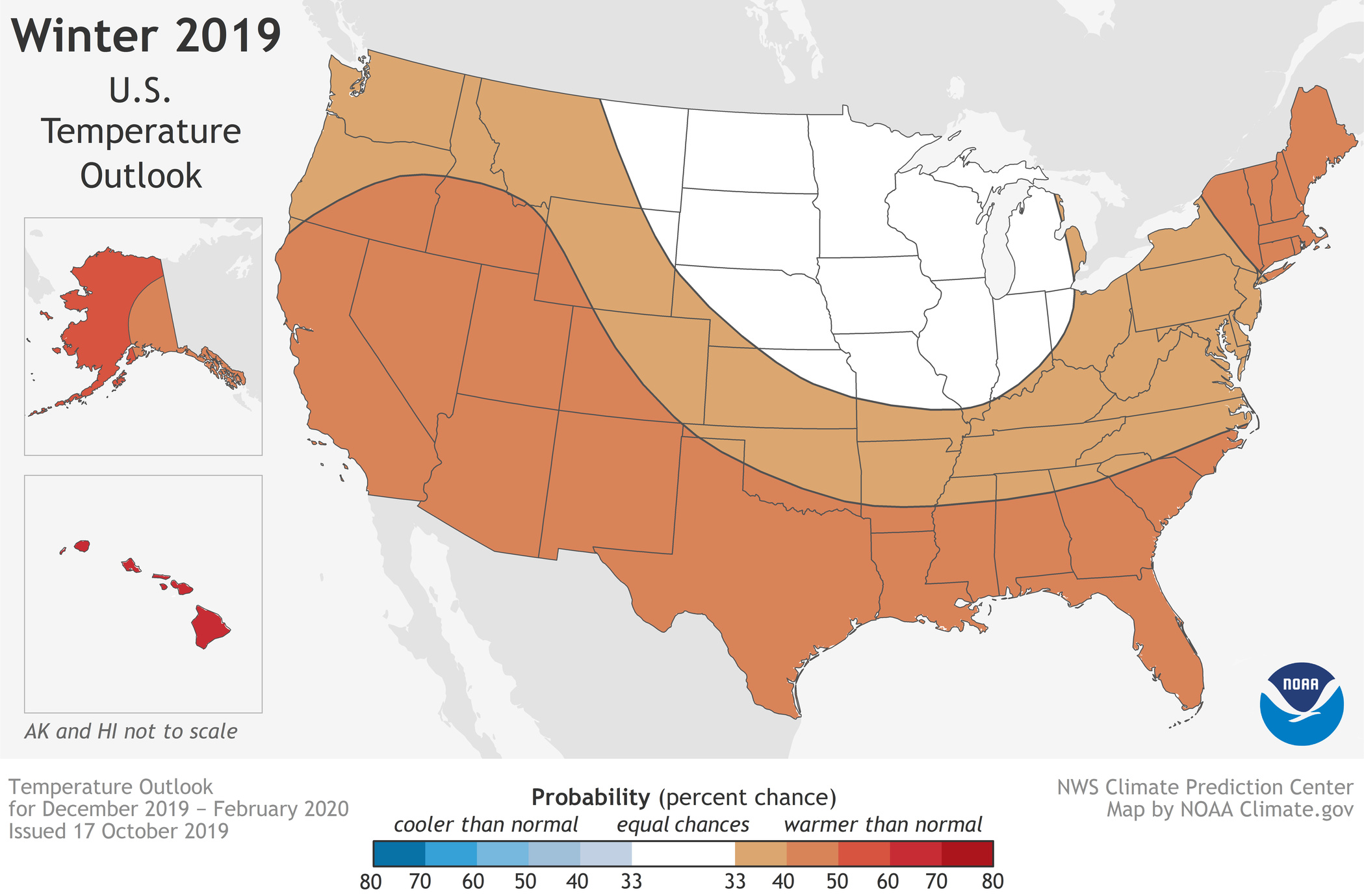 winter temp outlook map