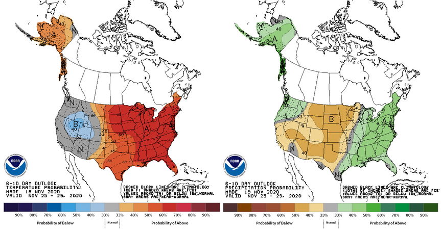 temperature outlook