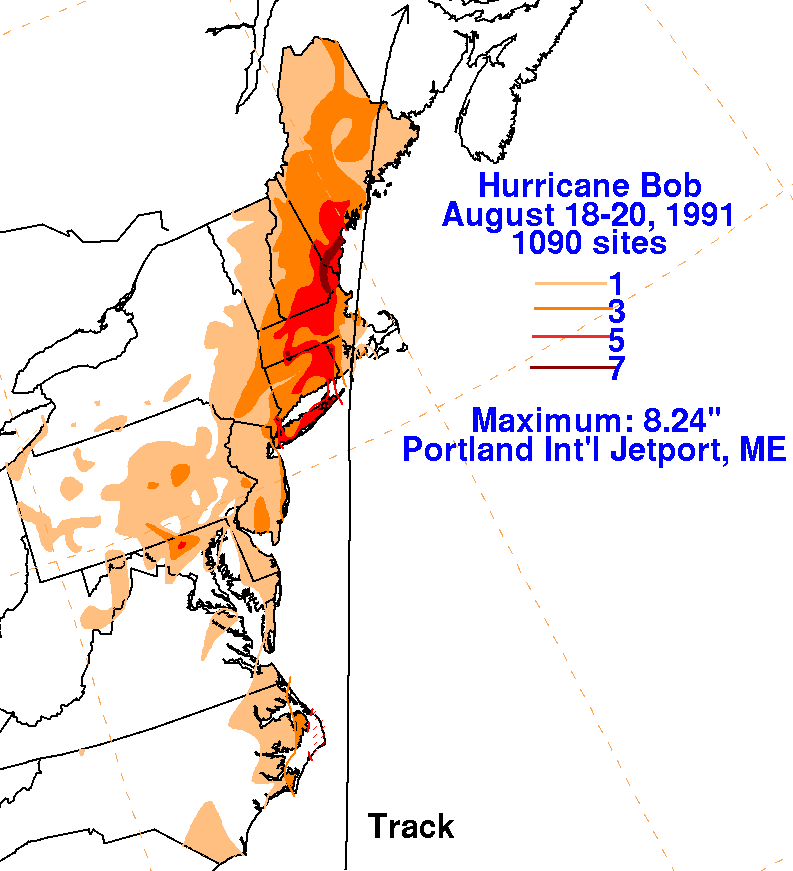 Bob rain map