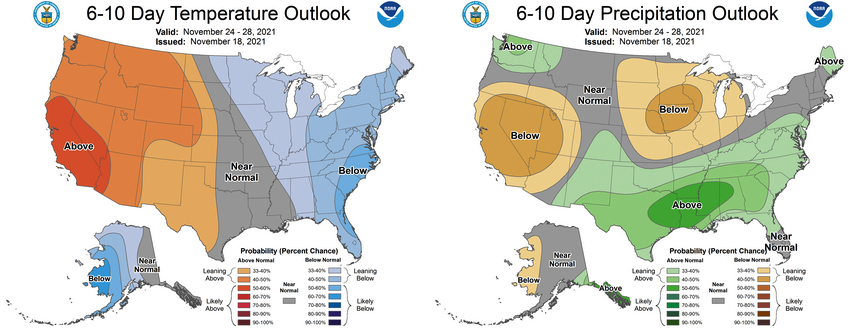 temperature outlook