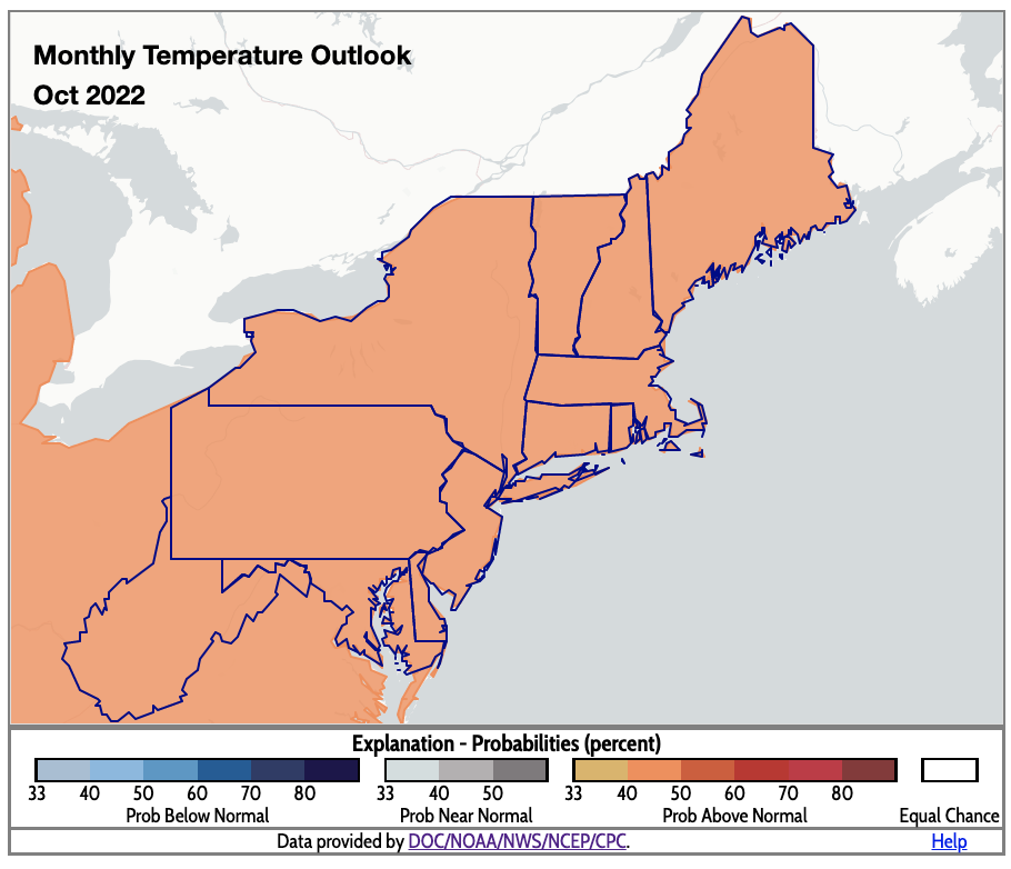 temp outlook map