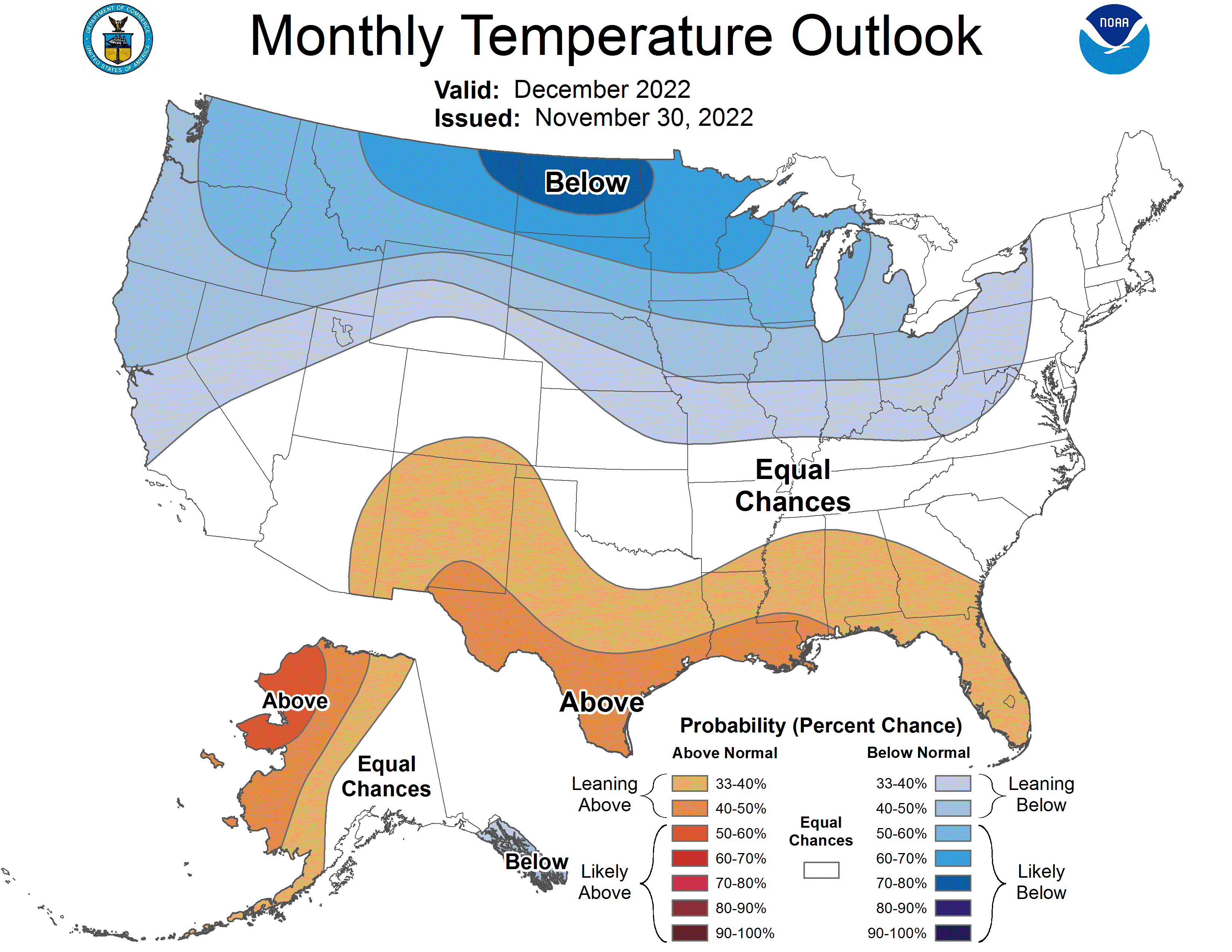 temp outlook map