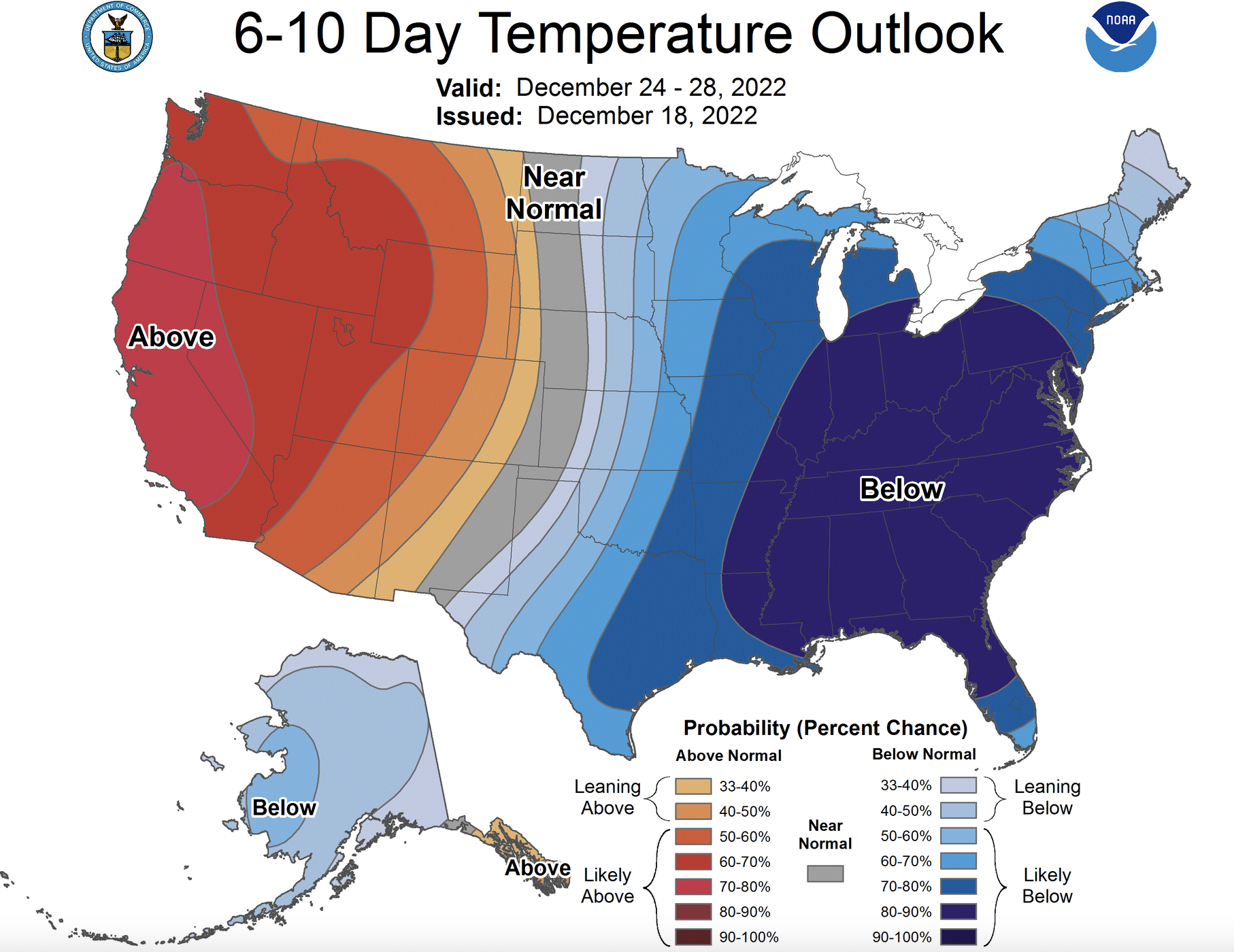 temp outlook map