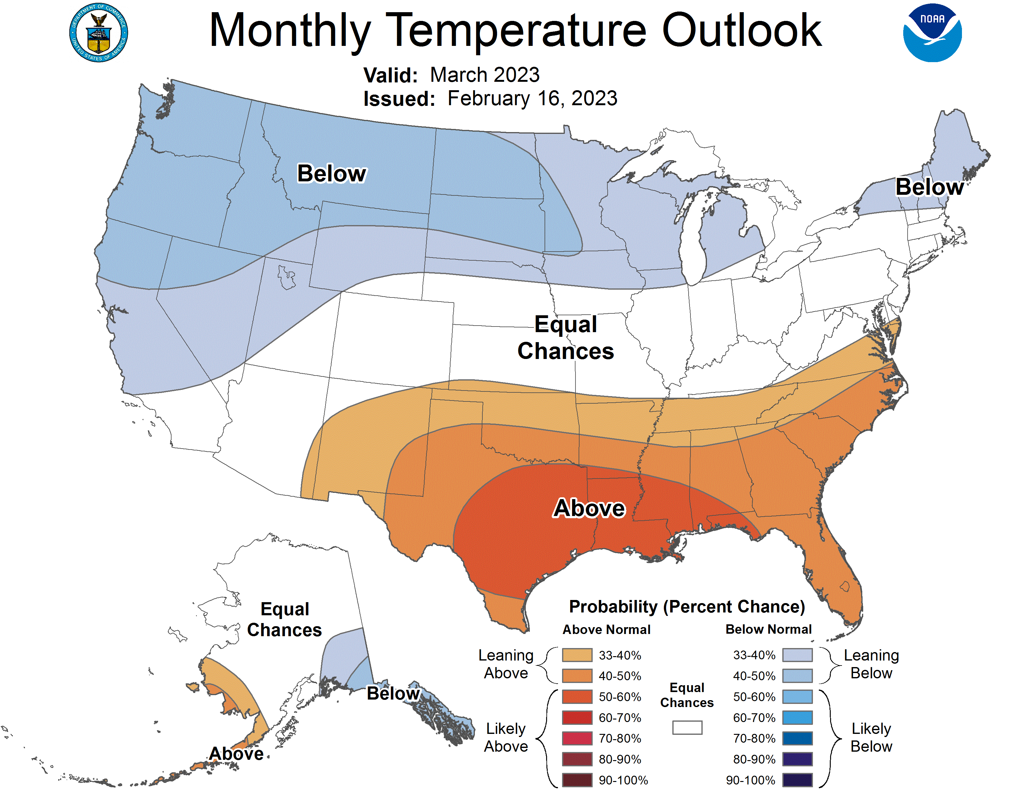 mid-feb temp outlook map