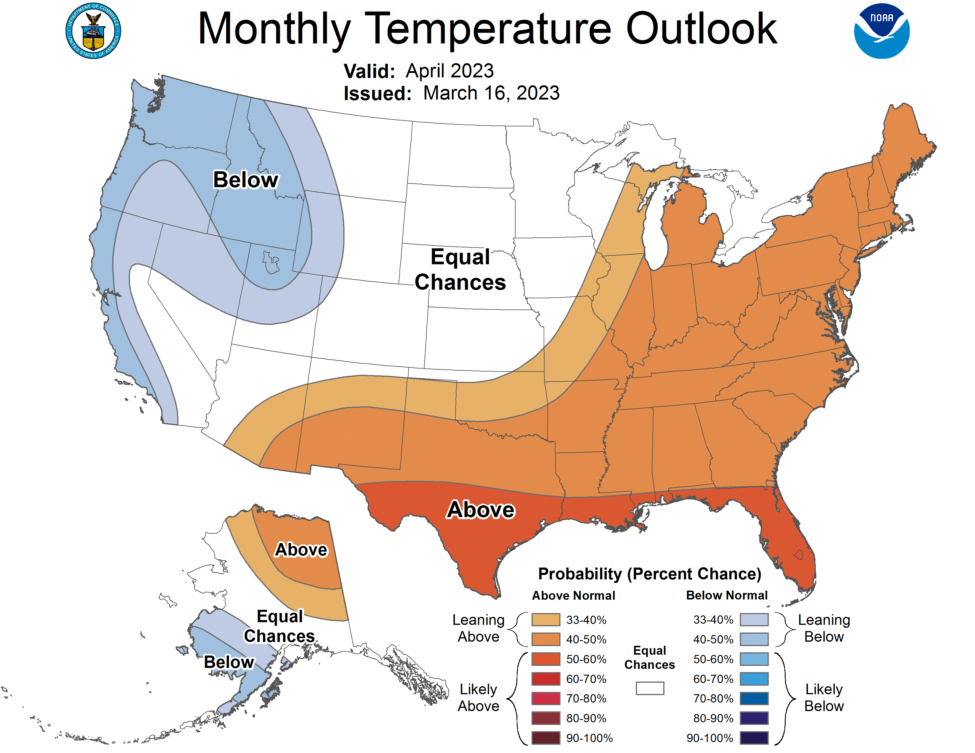 temp outlook map