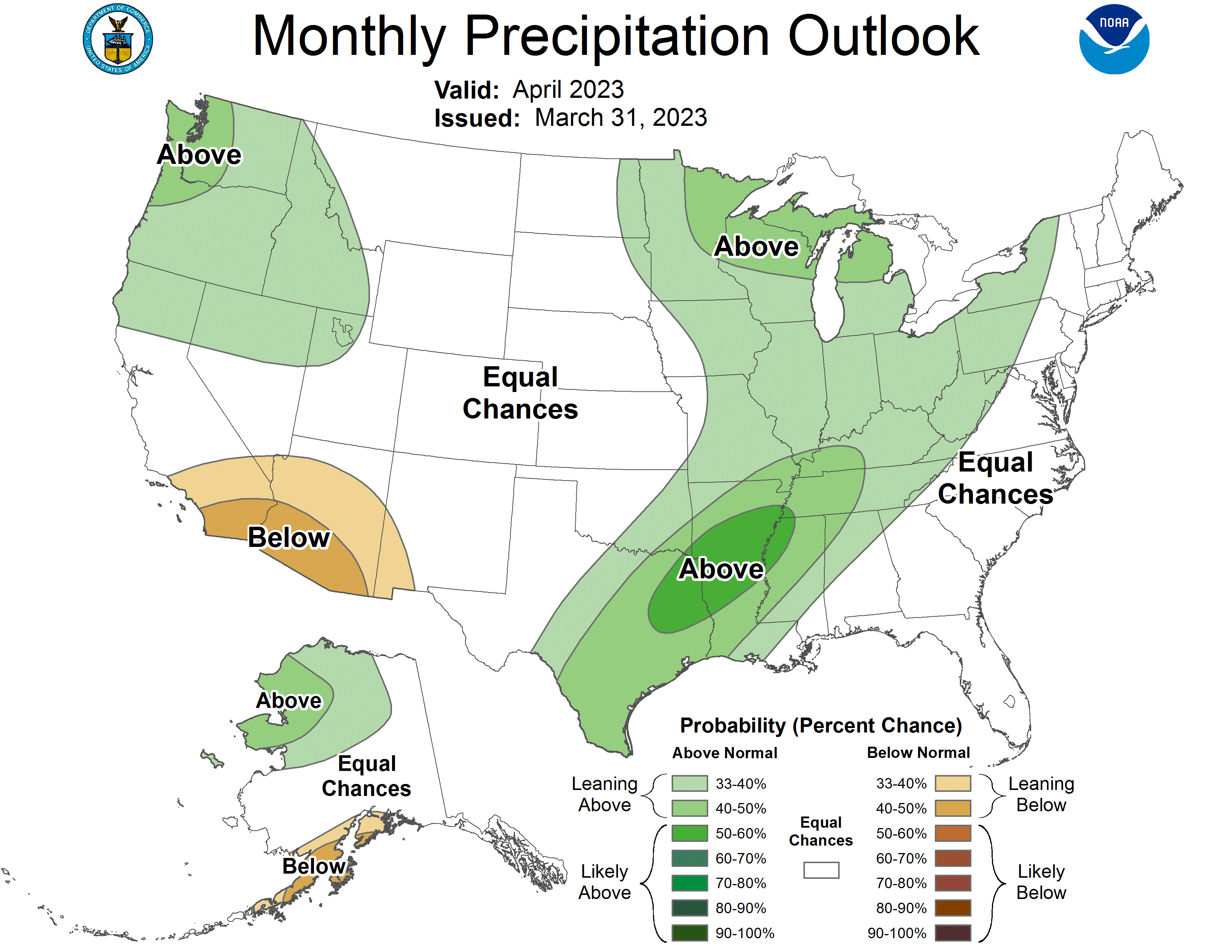 apr precip outlook map