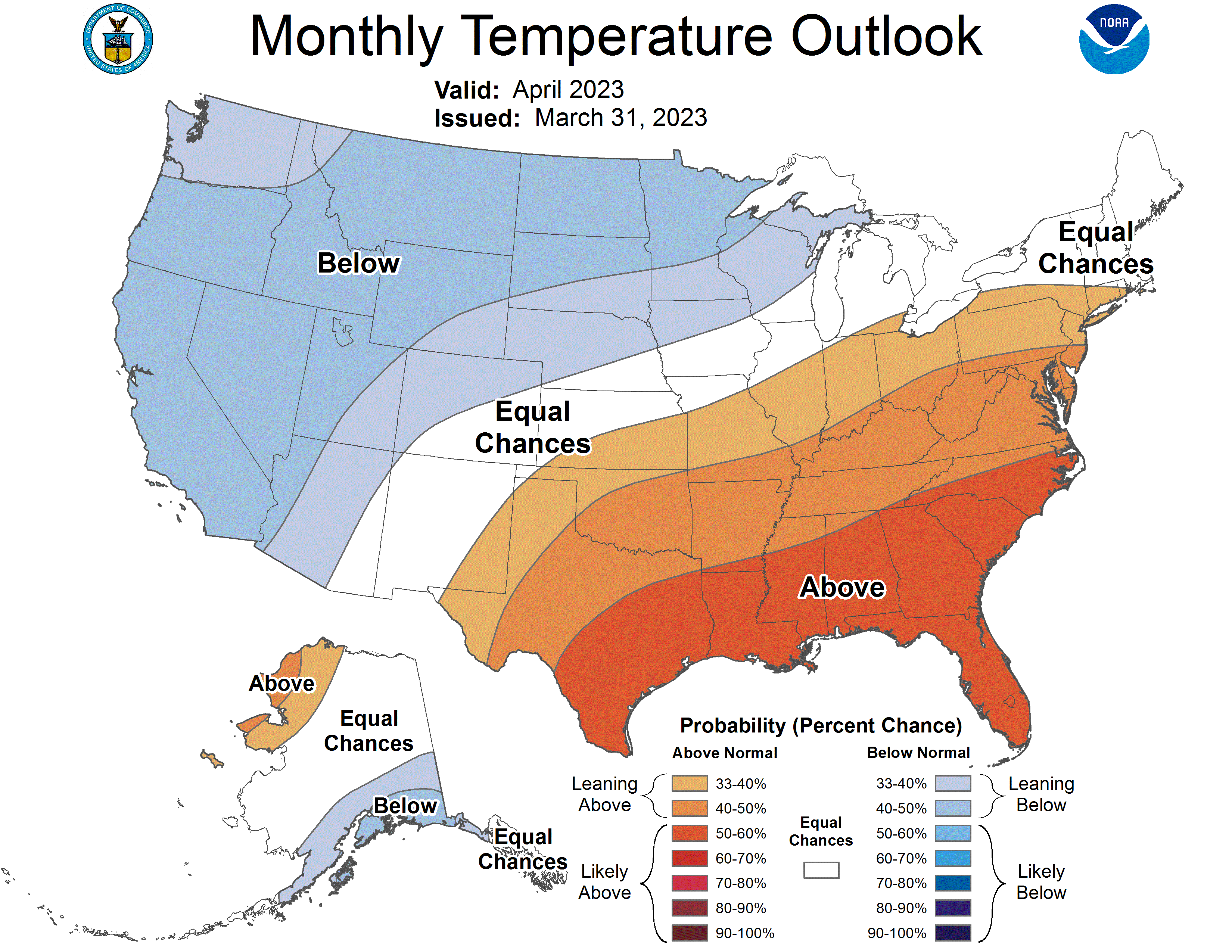 apr temp outlook  map