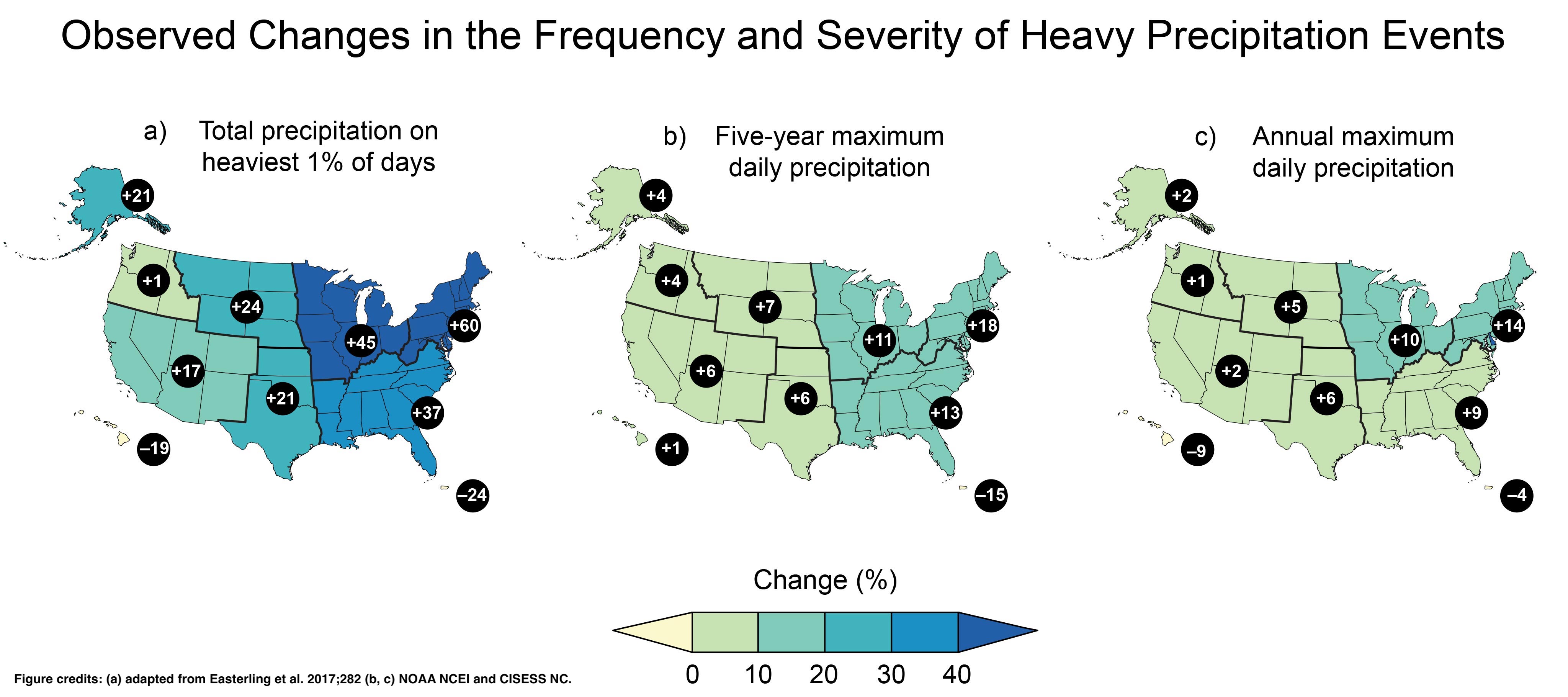 extreme precip maps