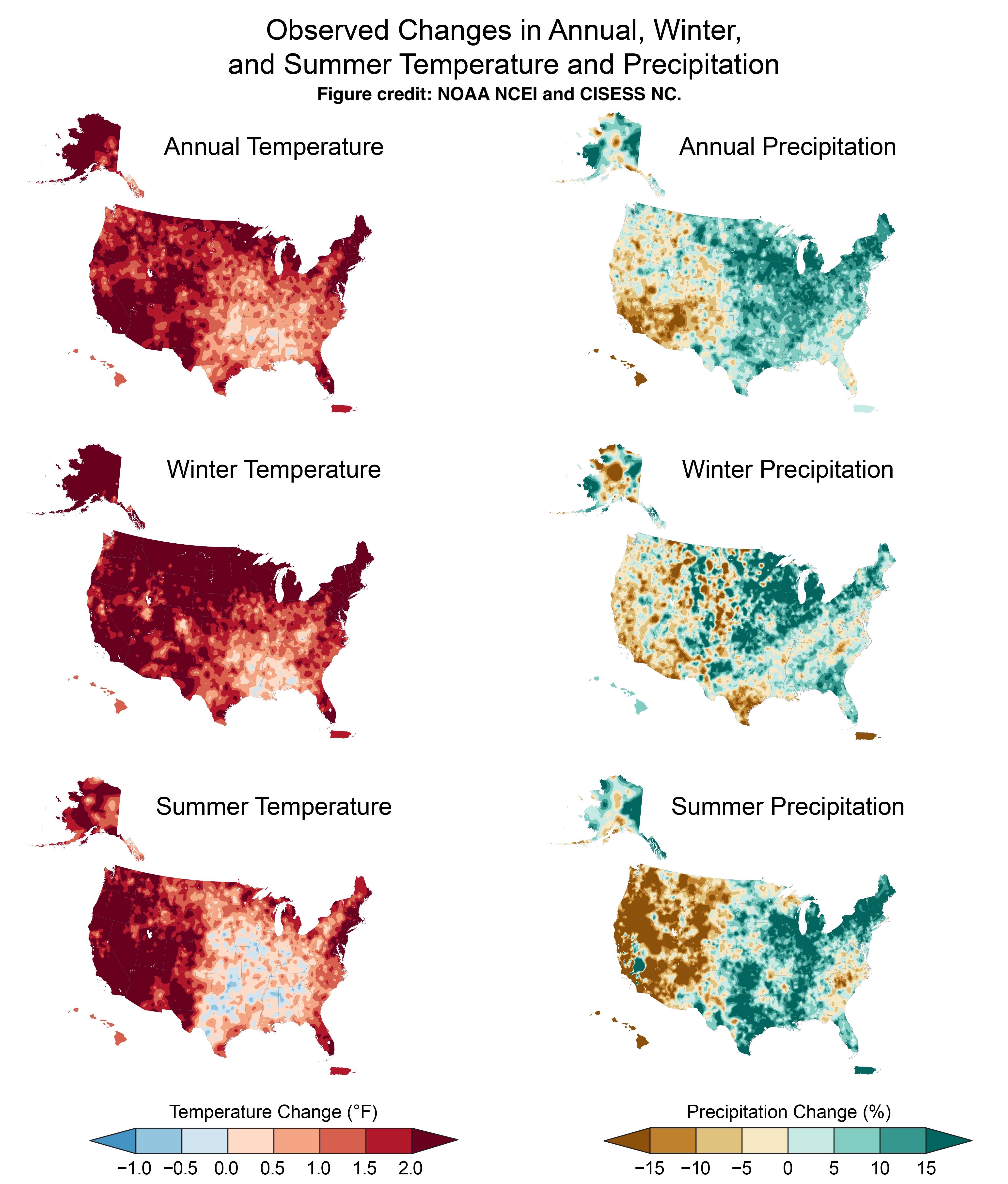 temp and precip maps