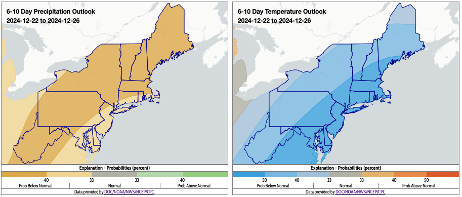 temp outlook map