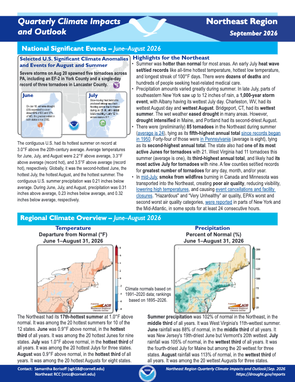 Northeast Region report cover thumbnail